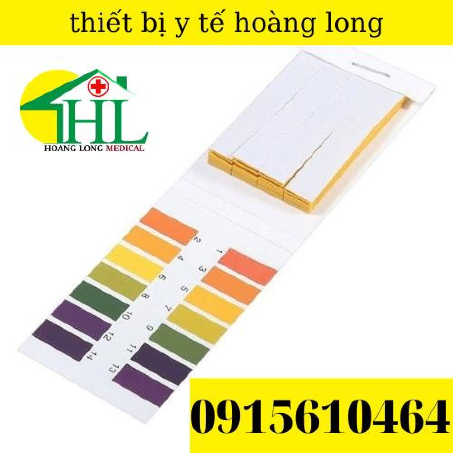 [1 Hộp 20 Tệp ] Giấy Quỳ Tím Thử Độ pH Thang Đo Từ 1 Đến 14