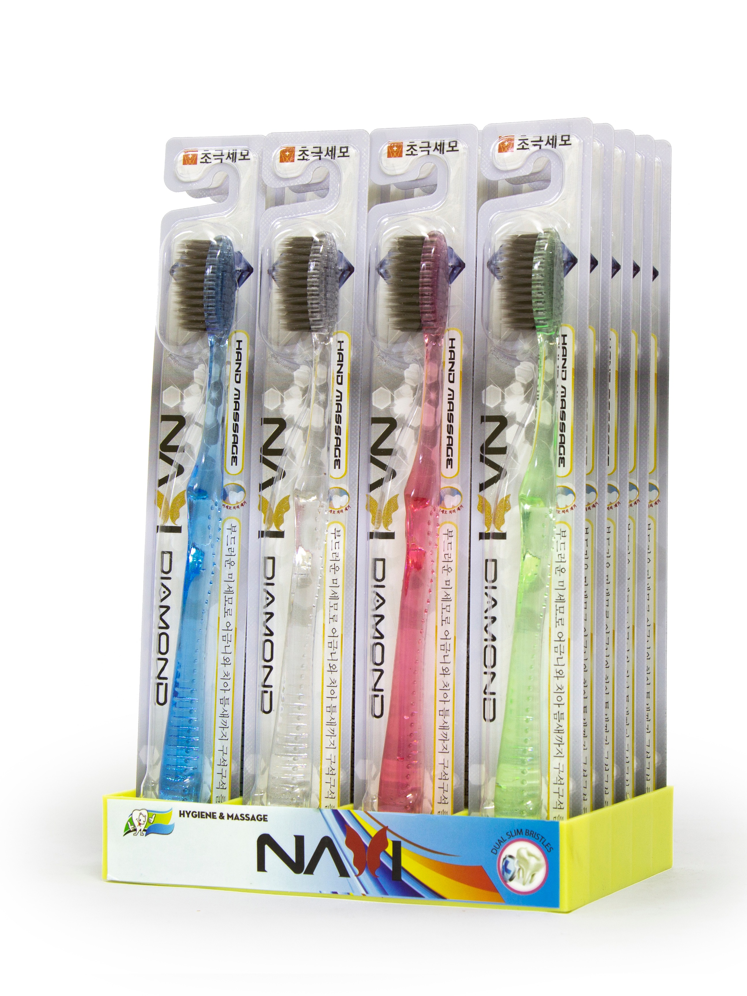 Bàn chải đánh răng NAVI DIAMOND – CHARCOAL Hàn Quốc