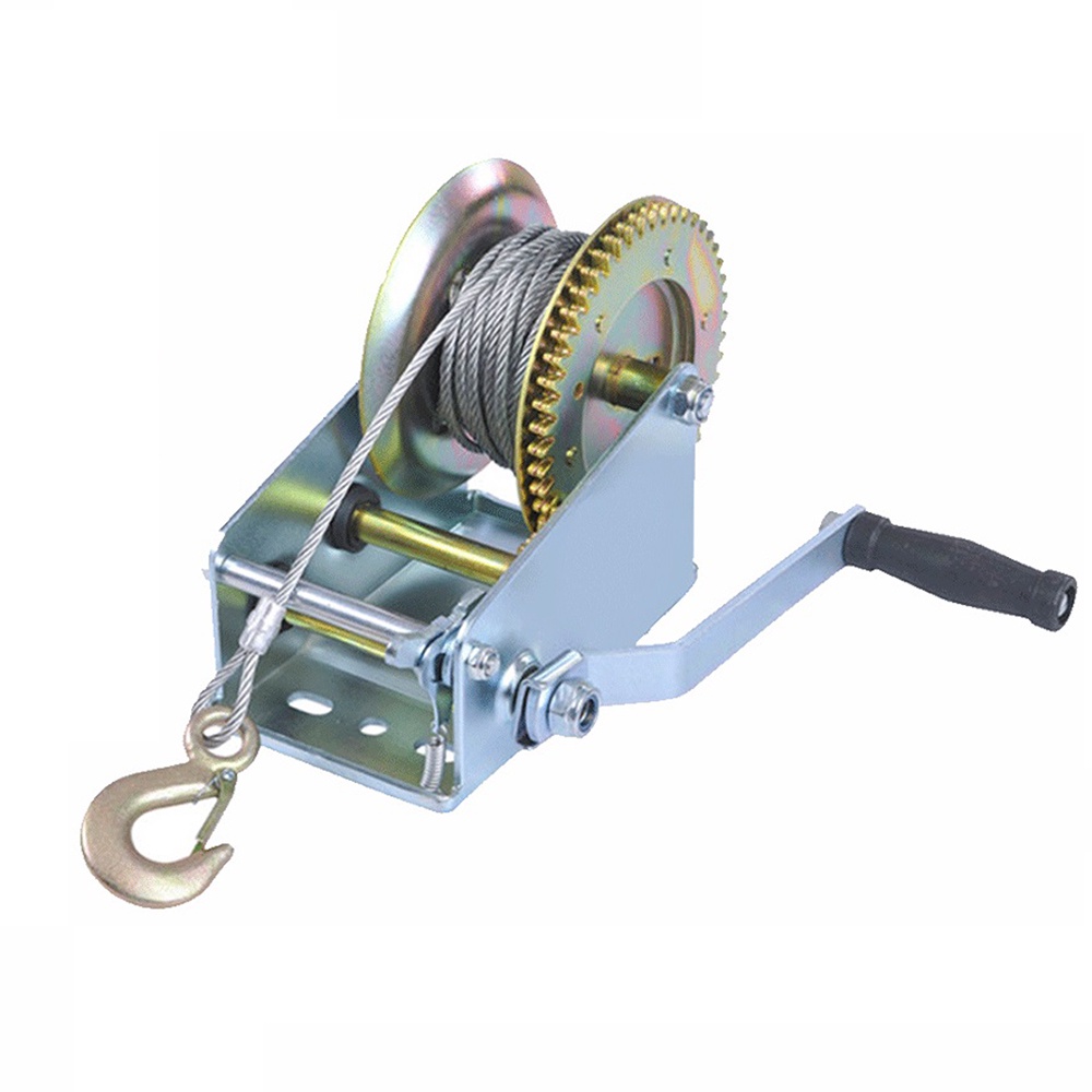 Tời Quay Tay Có Cáp Kèm Móc Từ 600LBS - 3000LBS (272 - 1362kg) - Chuyên Dùng Để Nâng Hạ Hàng Hóa , Máy Móc - HÀNG CHÍNH HÃNG