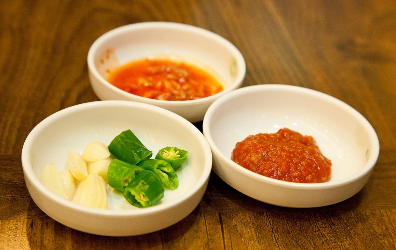 TƯƠNG TRỘN CHẤM THỊT HÀN QUỐC 170G