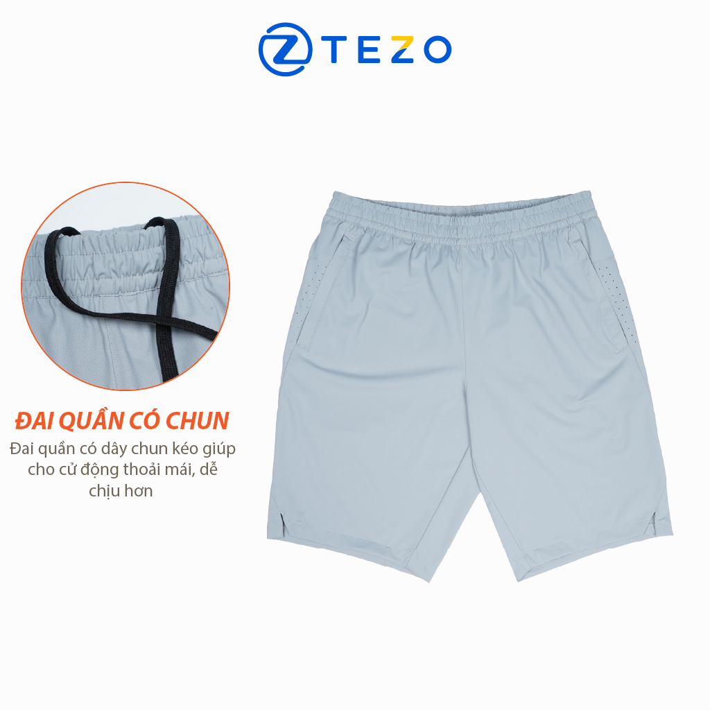 Quần sooc gió nam tezo quần đùi gió nam thể thao ultra short 24qdgt008