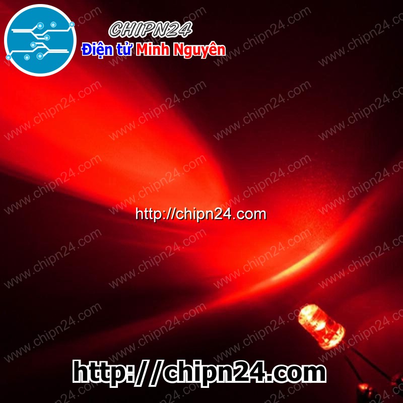 [50 con] (TK1) Led Siêu Sáng 5mm (Led Trong 5mm) (Đỏ/Vàng/Xanh Lá/Dương/Trắng/Cam/Hồng) - [Chọn Loại]