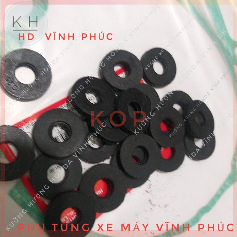 Long đền cao su đệm lắp dàn áo (giá 3 cái lỗ 6 ly) ( Giảm-15%)