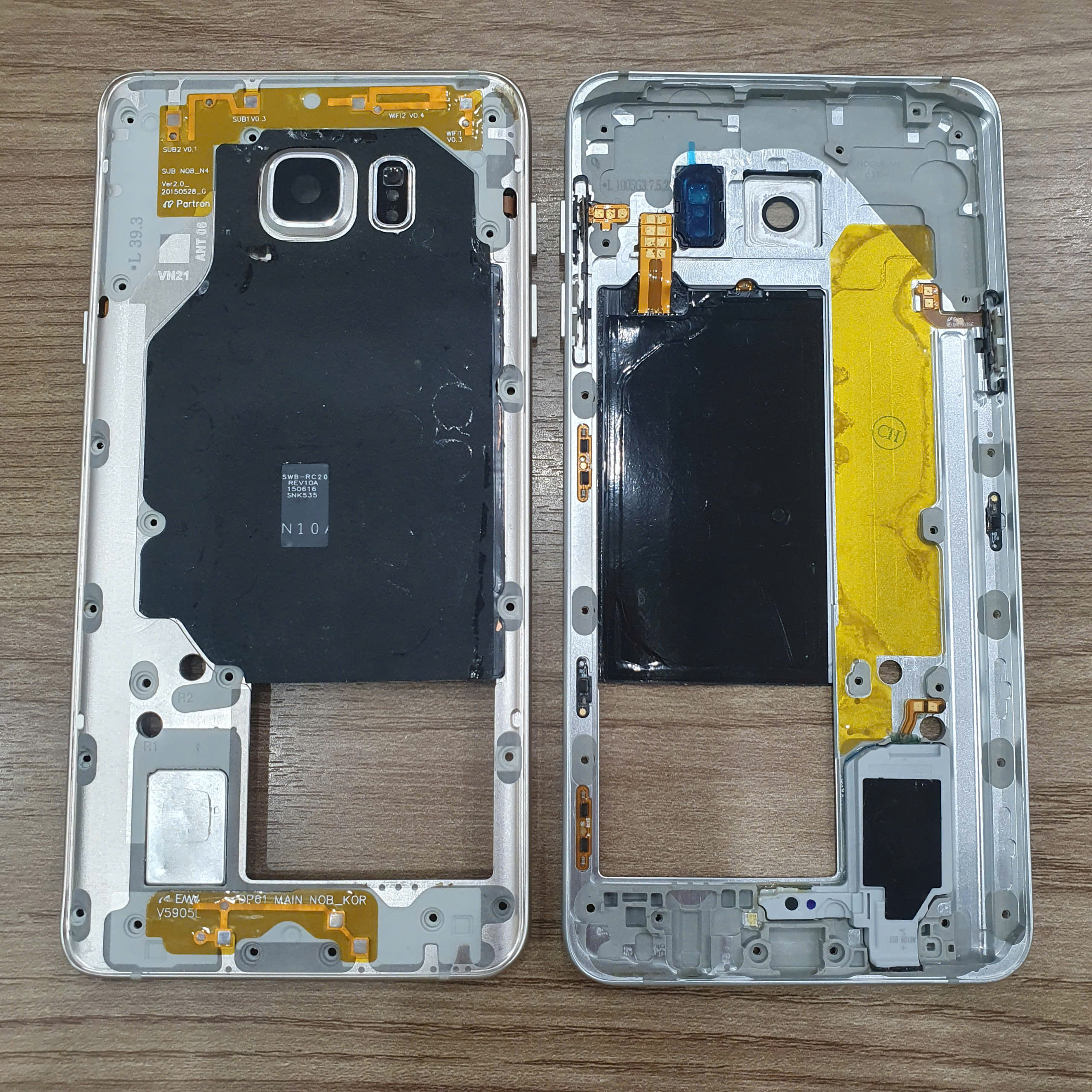 Back Cover (Free Glue) - Zin Border Compatible with Ss Note 5, Type 1
