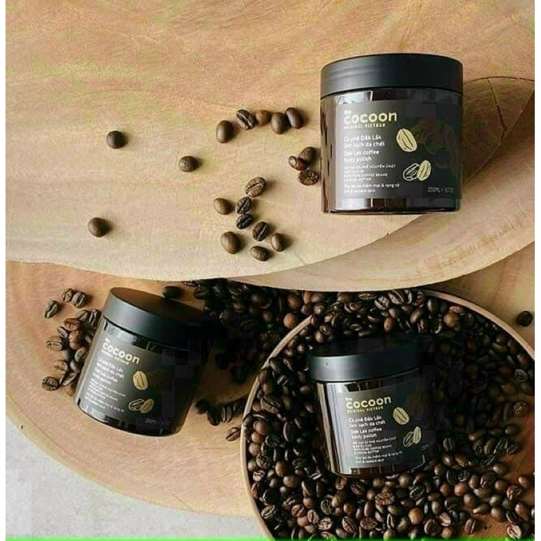 Tẩy Da Chết Cà phê Đăk Lăk Cocoon 200ml