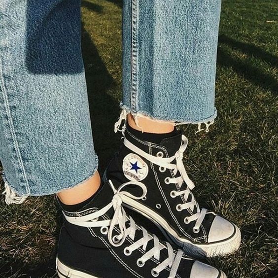 [Full Box] Giày Converse Classic Black White - Đen Trắng