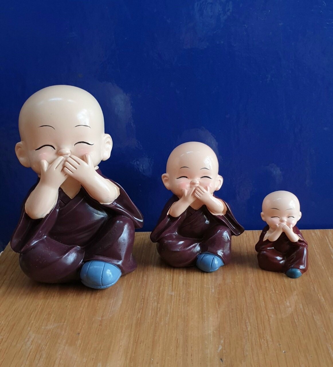[HCM]bộ tượng 04 chú tiểu tứ không