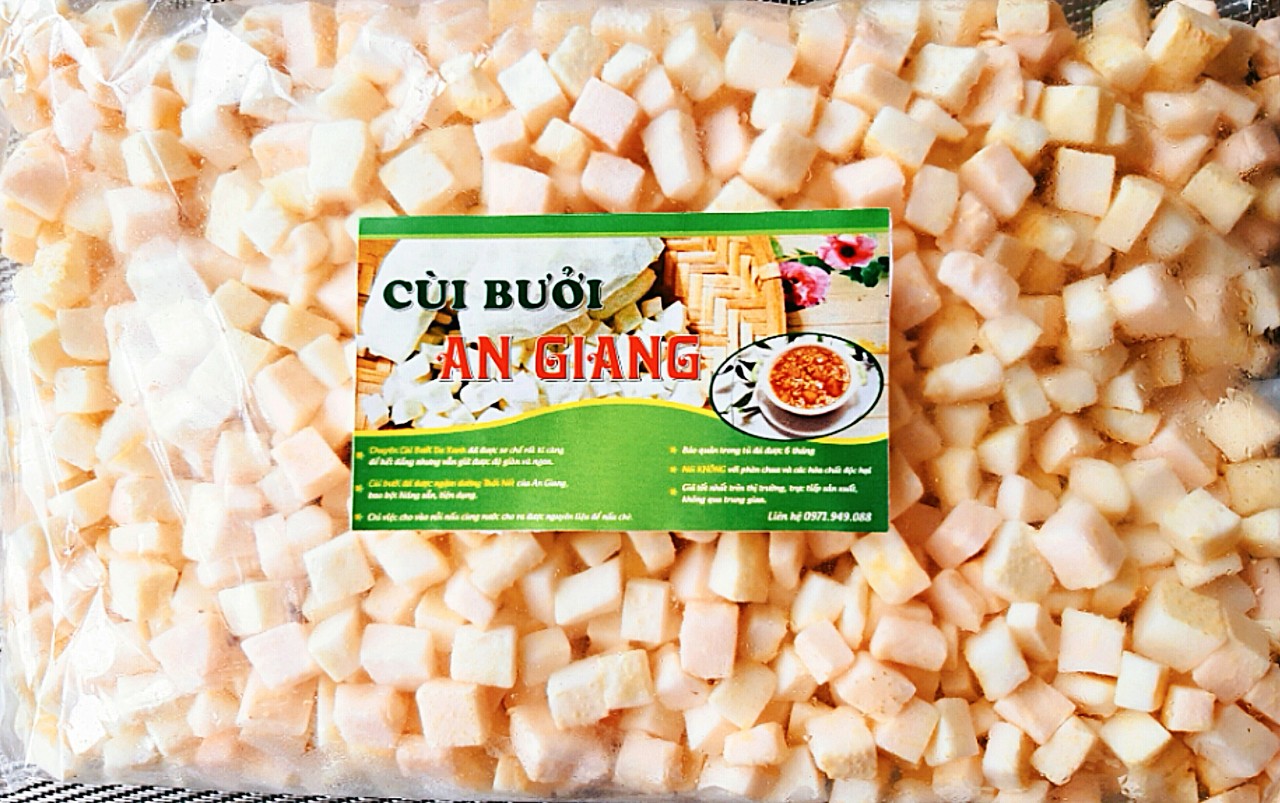 300 gr cùi bưởi bọc bột và bọc đường Thốt Nốt