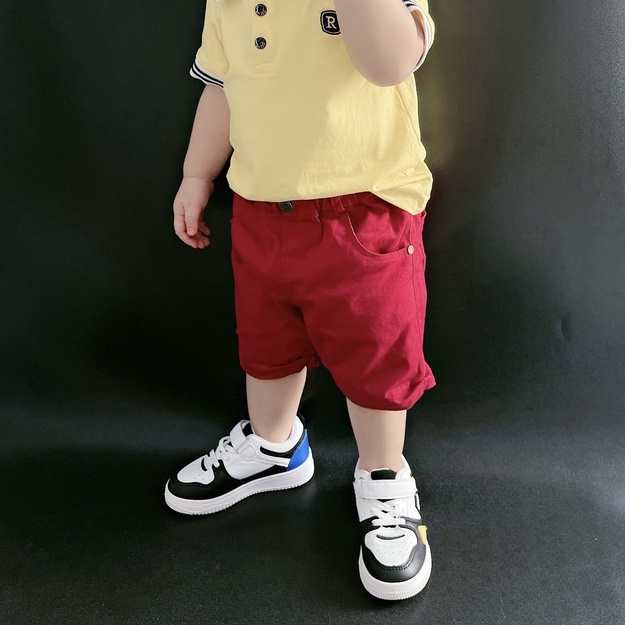 Quần kaki ngắn mềm cho Bé 10 -28kg