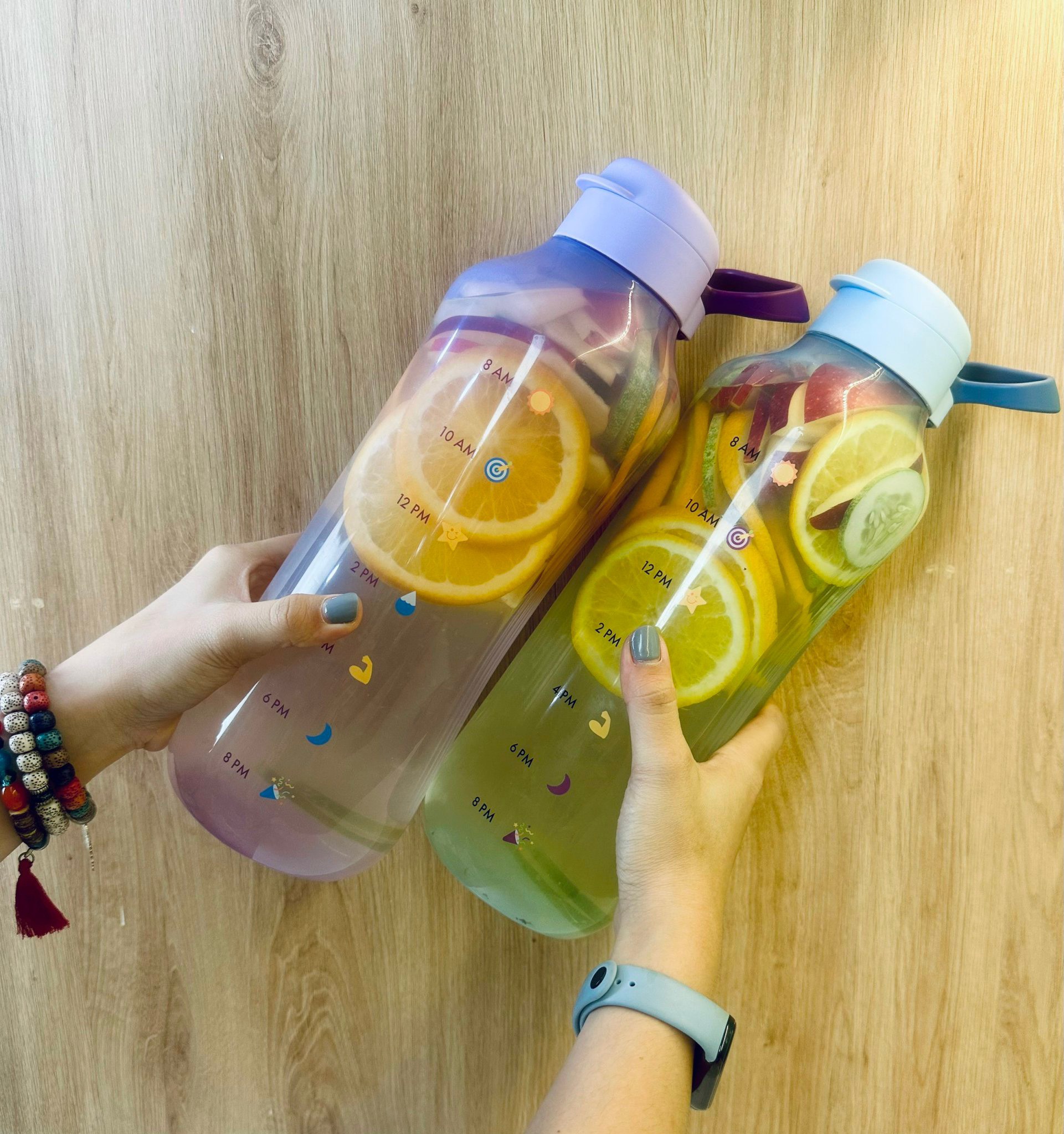 Bình nước Tupperware Eco Bottle Motivation 2L