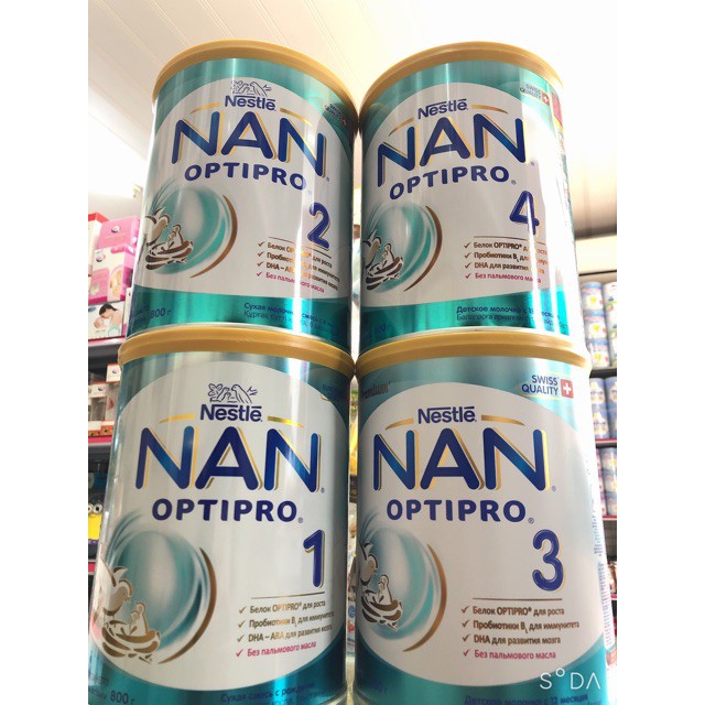 SỮA NAN ÚC SỐ 1 2 3 4 800GAM - Số 2(6-12tháng) - 800gam