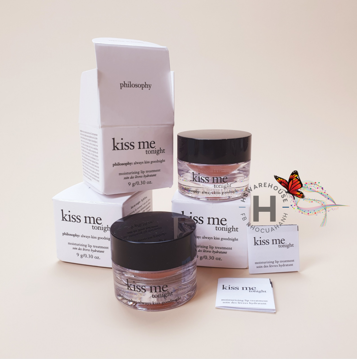 [HCM][Mỹ] Son dưỡng môi Philosophy kiss me tonight 9gr