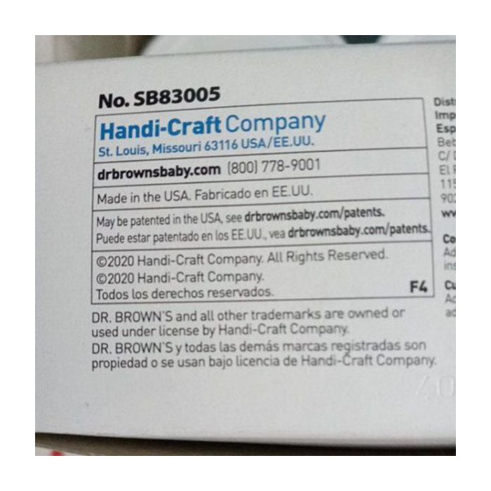 (Nhập Mỹ) 1 Bình sữa Dr. Brown's 60ml/120ml/ 250ml