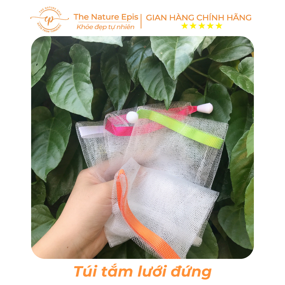 Túi Lưới Đựng Xà Bông, Tạo Bọt Siêu Mịn