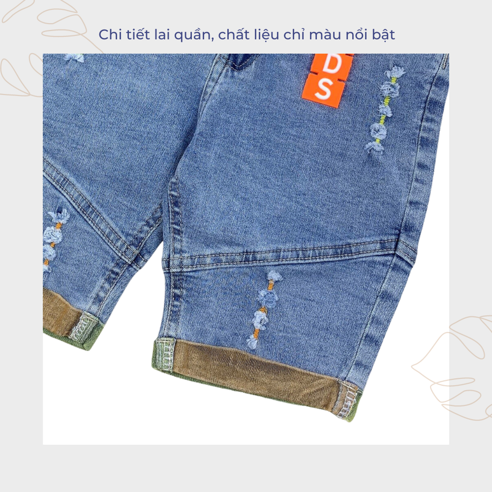 Quần jean bé trai,quần jean lững bé trai năng động thoải mái full size | FREESHIP MAX - JJ Kids Fashion