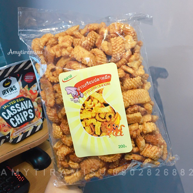 Bánh Snack Mực Giòn MIKATO 200g