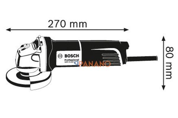 Máy mài Bosch GWS 6-100 S tặng kèm chổi than