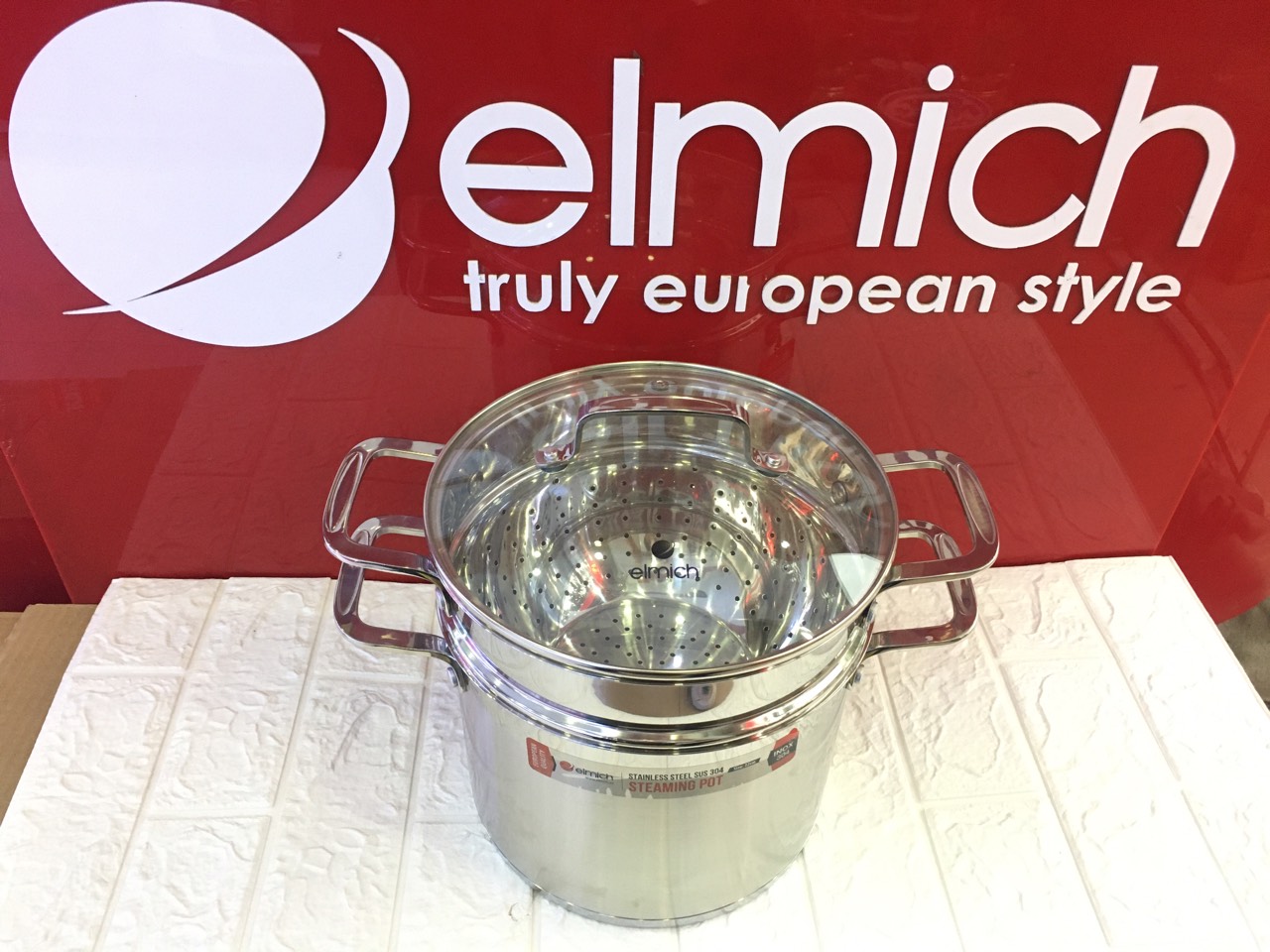 NỒI HẤP INOX 304 ELMICH 22CM EL3360, 26CM EL3361