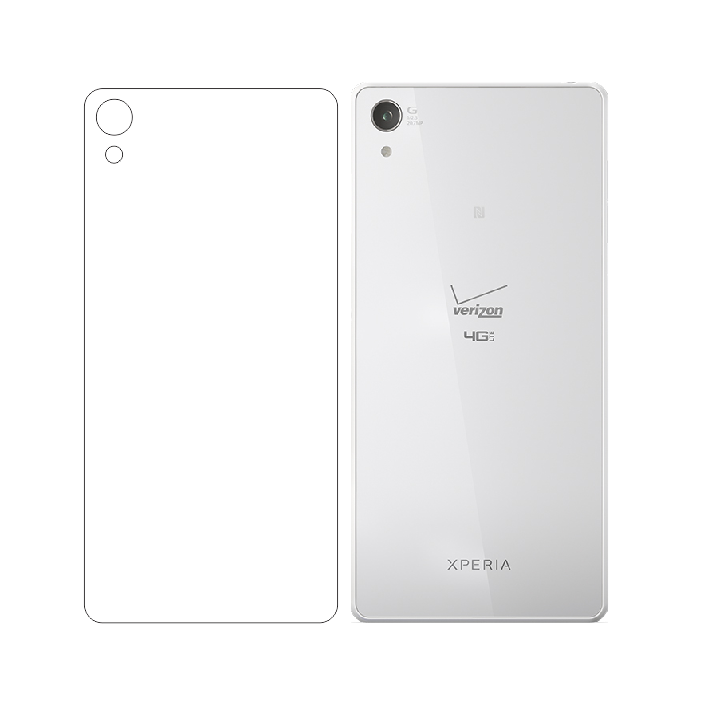 Cường lực Nano Sony Z3v mặt sau