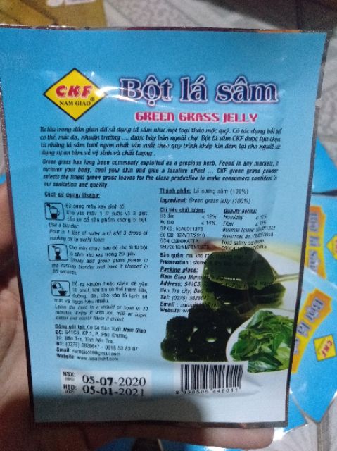 BỘT LÀM SƯƠNG SÂM CKF NAM GIAO[7.5G]