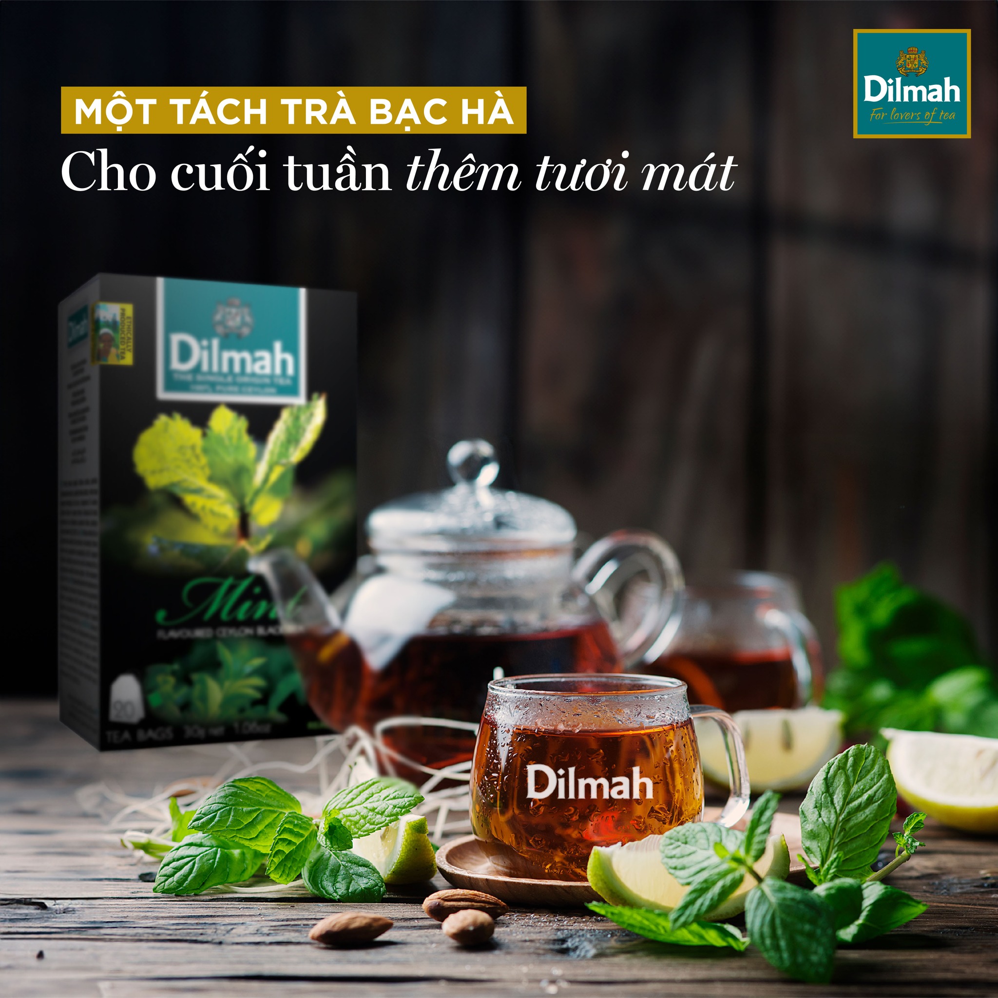 TRÀ DILMAH BẠC HÀ 30G