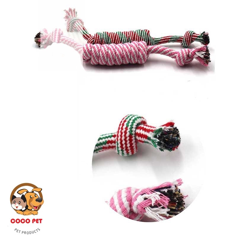 Đồ Chơi Dây Thừng Bện Tập Gặm Cho Chó Mèo