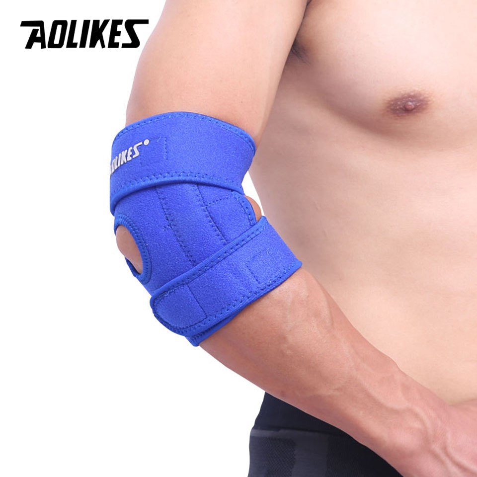 Đai cuốn bảo vệ khuỷu tay  AOLIKES A-7946 hỗ trợ khi chơi thể thao Spring Sport Elbow Support Protector
