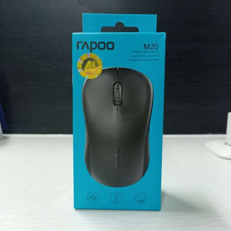 Chuột không dây hiệu Rapoo M20 (Đen) [Chính hãng]