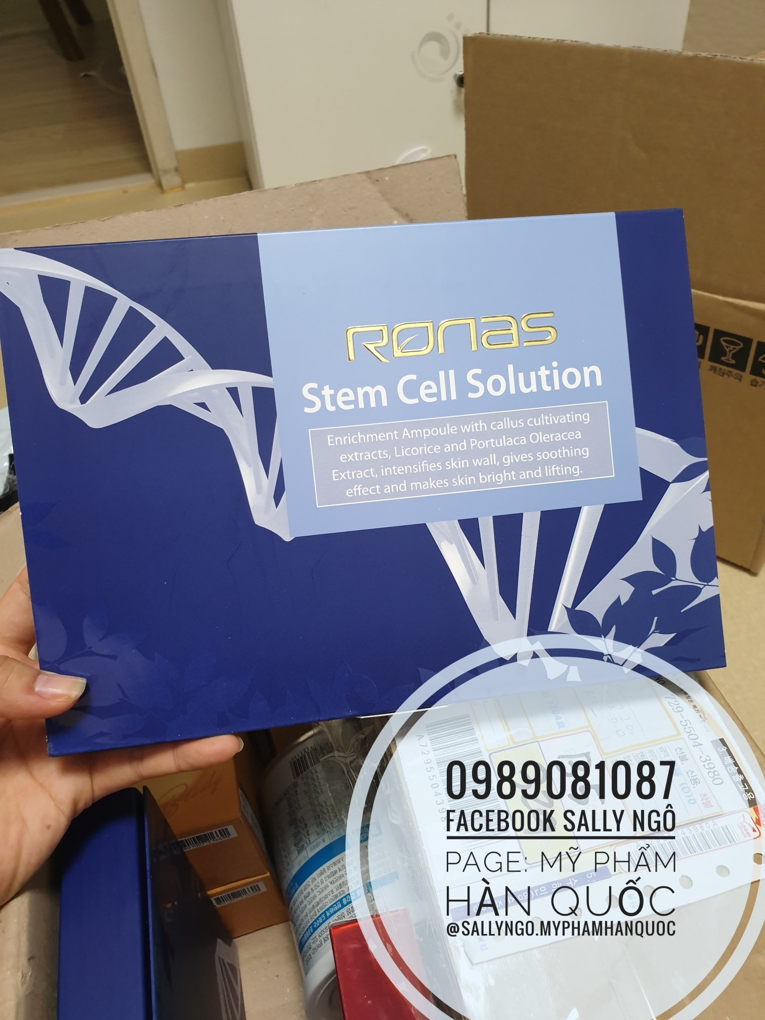 Tinh Chất Tế Bào Gốc Ronas Stem Cell Solution - Ronas