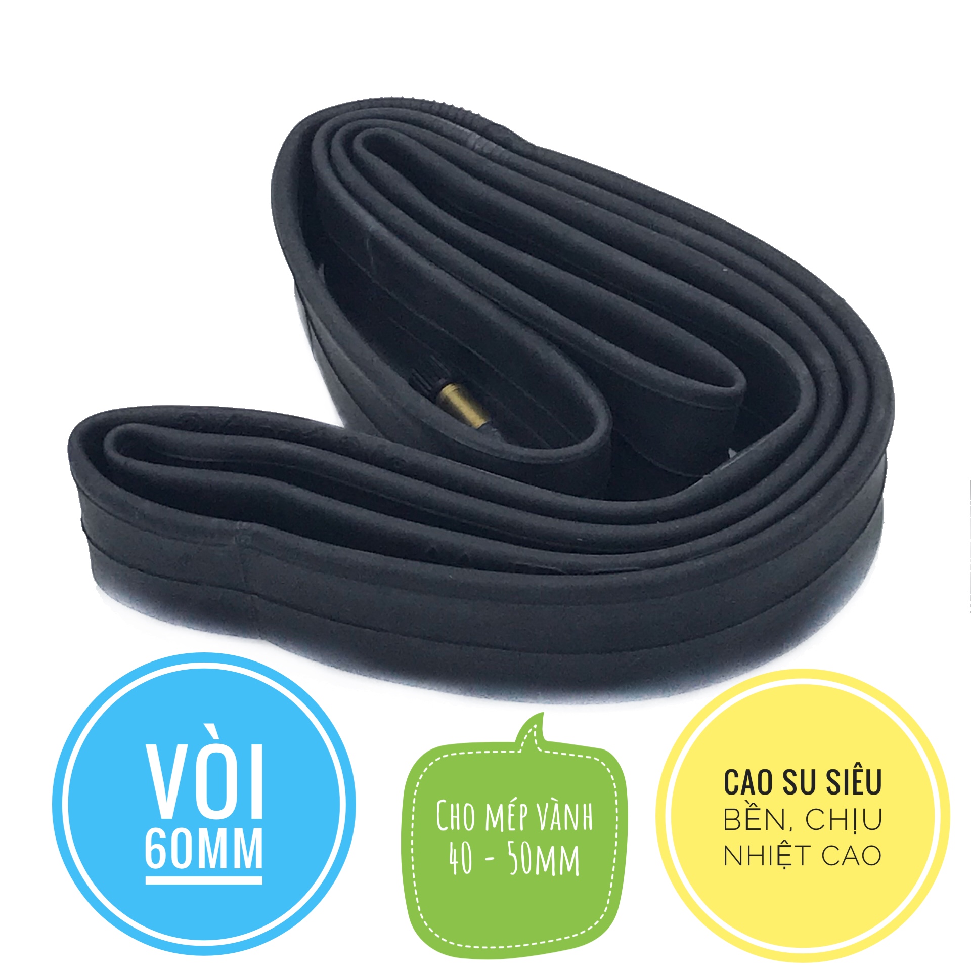 Set of 2 inner tube bicycle stainless steel DRC 600 (24x1 ^ 3/8)