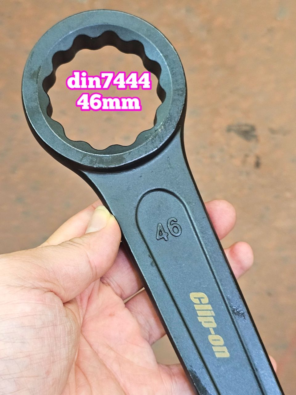 Cờ Lê Vòng Đóng 46mm Clip On (Vòng Đóng 46mm Cờ Lê Đóng 1 Đầu Vòng 46mm)