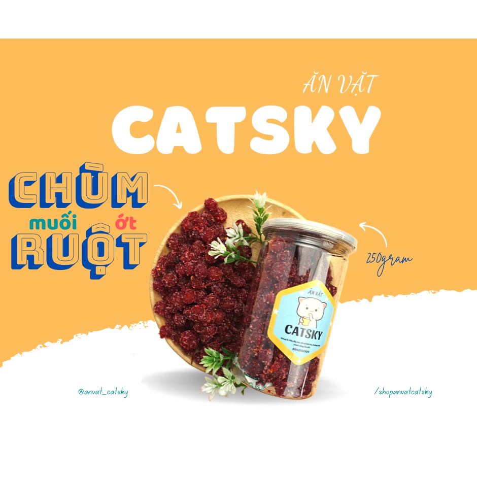 Chùm Ruột Muối Ớt Catsky 500g