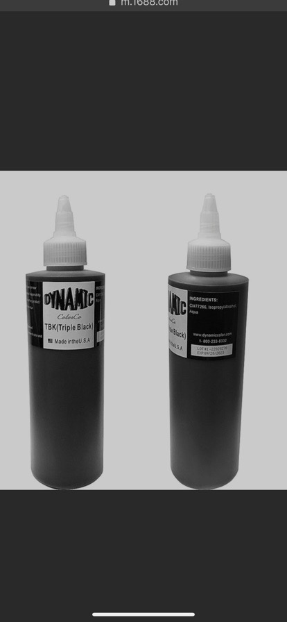Mực xăm trung cấp Dynamic TBK 240ml ..299k/1lo
