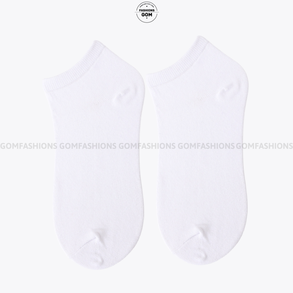 Vớ nam nữ cổ cao, tất trơn cao cổ cotton thoáng khí, êm chân, khử mùi hôi chân tốt - TAT-TRONCAO-VNXK-1DOI