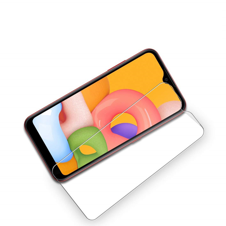 Tấm dán kính cường lực Samsung Galaxy A01 2020 hiệu Glass Pro - Không full màn hình