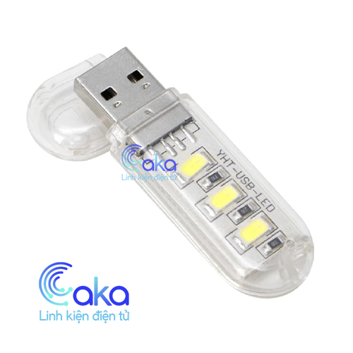 Đèn USB LED siêu sáng 3led 8 Led nhỏ gọn