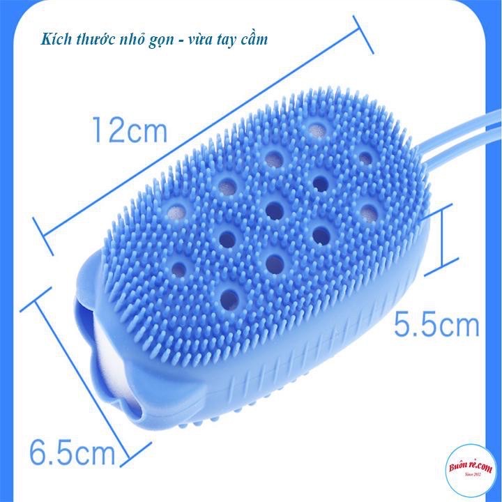 BÔNG TẮM SILICON TẠO BỌT Nhẹ Êm