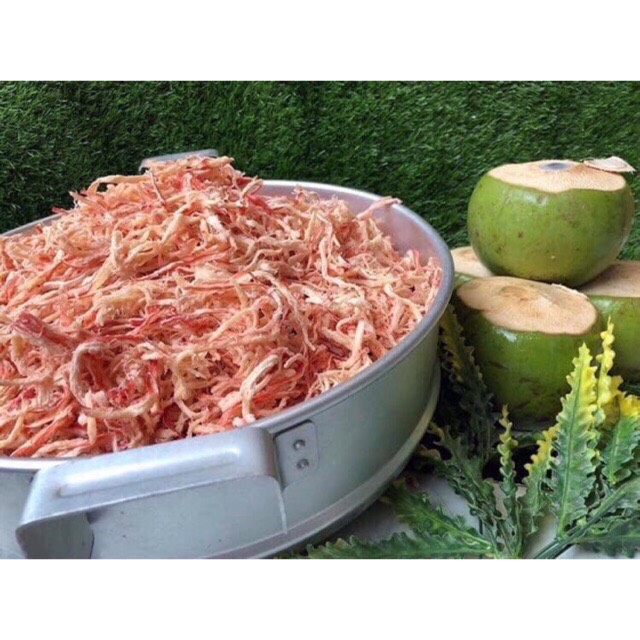 500gr mực hấp nước cốt dừa nhà làm