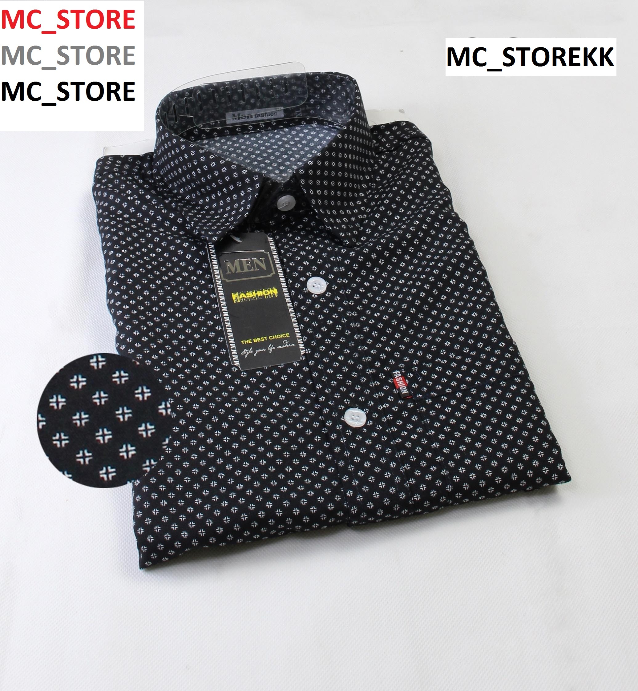 [FreeShip+Discharge]Men's Shirts MC STORE RANDOM ARTISTIC Youthful High-end TN-001