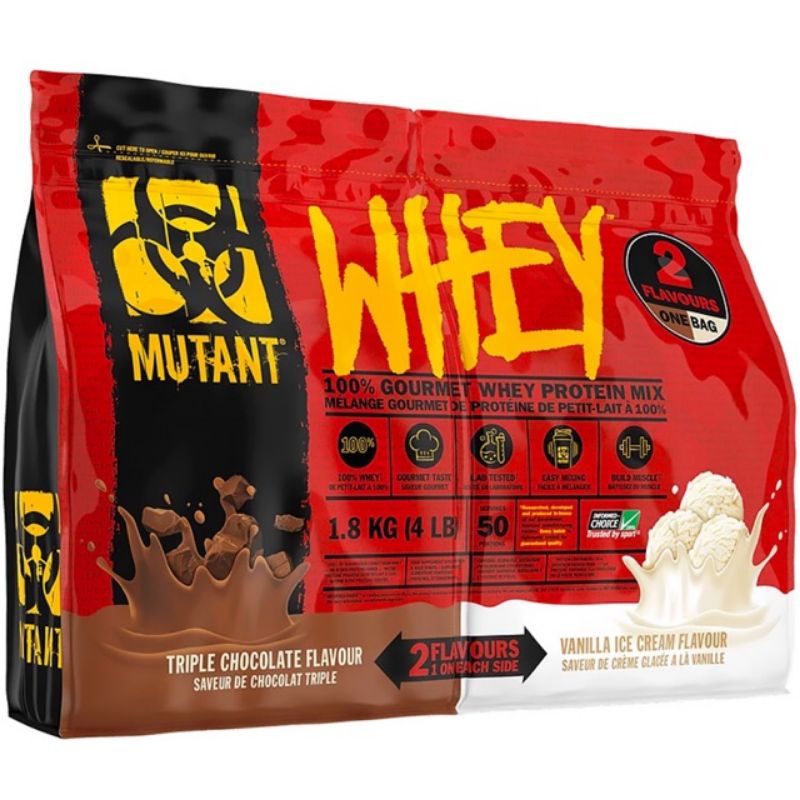 Whey Protein Mutant Double ( 2 Vị ) - Sữa Whey Protein Tăng Cơ