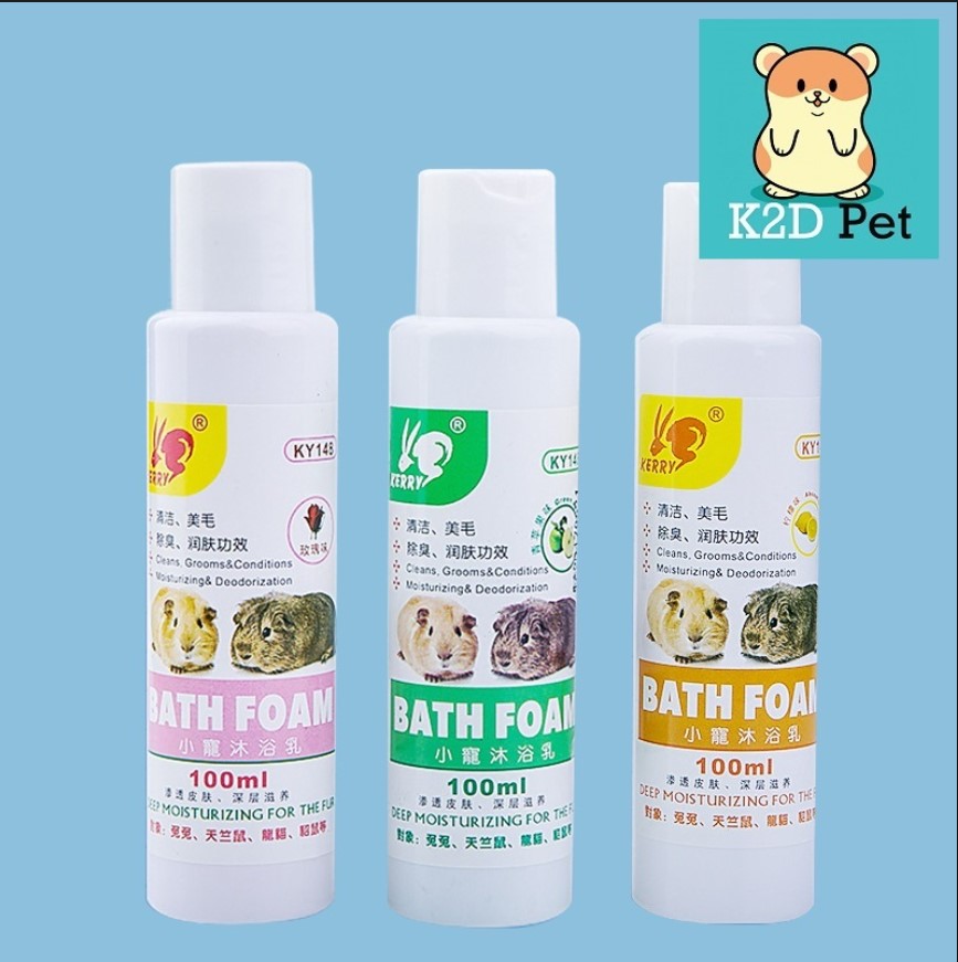 P18 sữa tắm cho hamster, Guinea Pig , thỏ, nhím, sóc, chinchilla