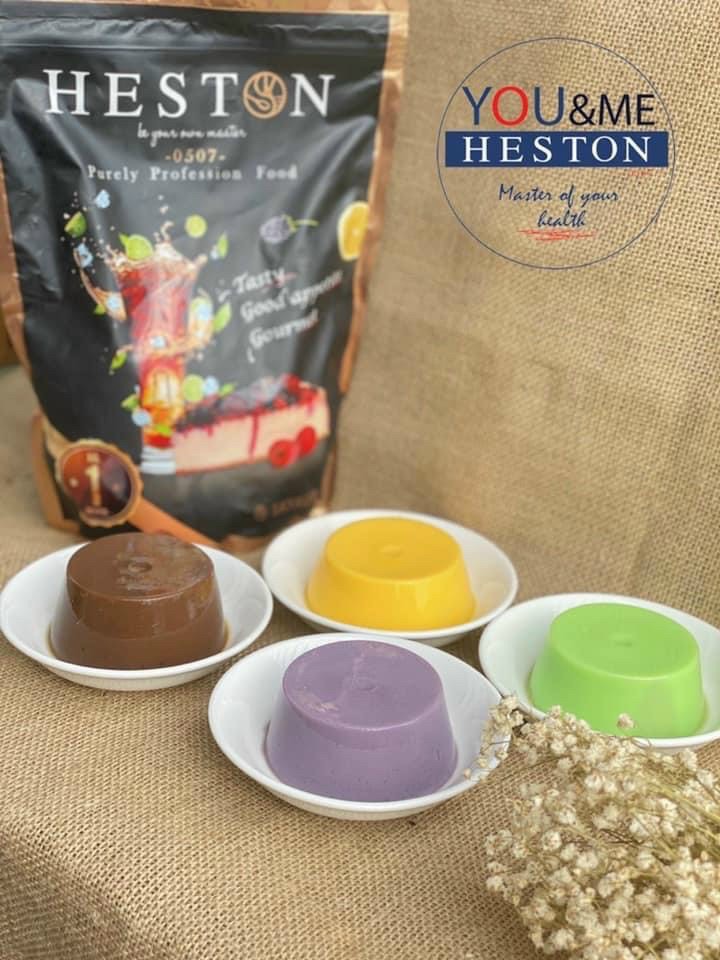 Bột pudding khoai môn hiệu Heston Đài Loan (flan khoai môn)