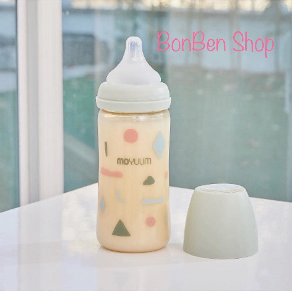 BÌNH SỮA MOYUUM CLOUD HỌA TIẾT ĐÁM MÂY HÀN, CHẤT LIỆU NHỰA PPSU CAO CẤP, DUNG TÍCH SIZE 170ML 270ML, BONBEN SHOP CAM KẾT HÀNG CHÍNH HÃNG