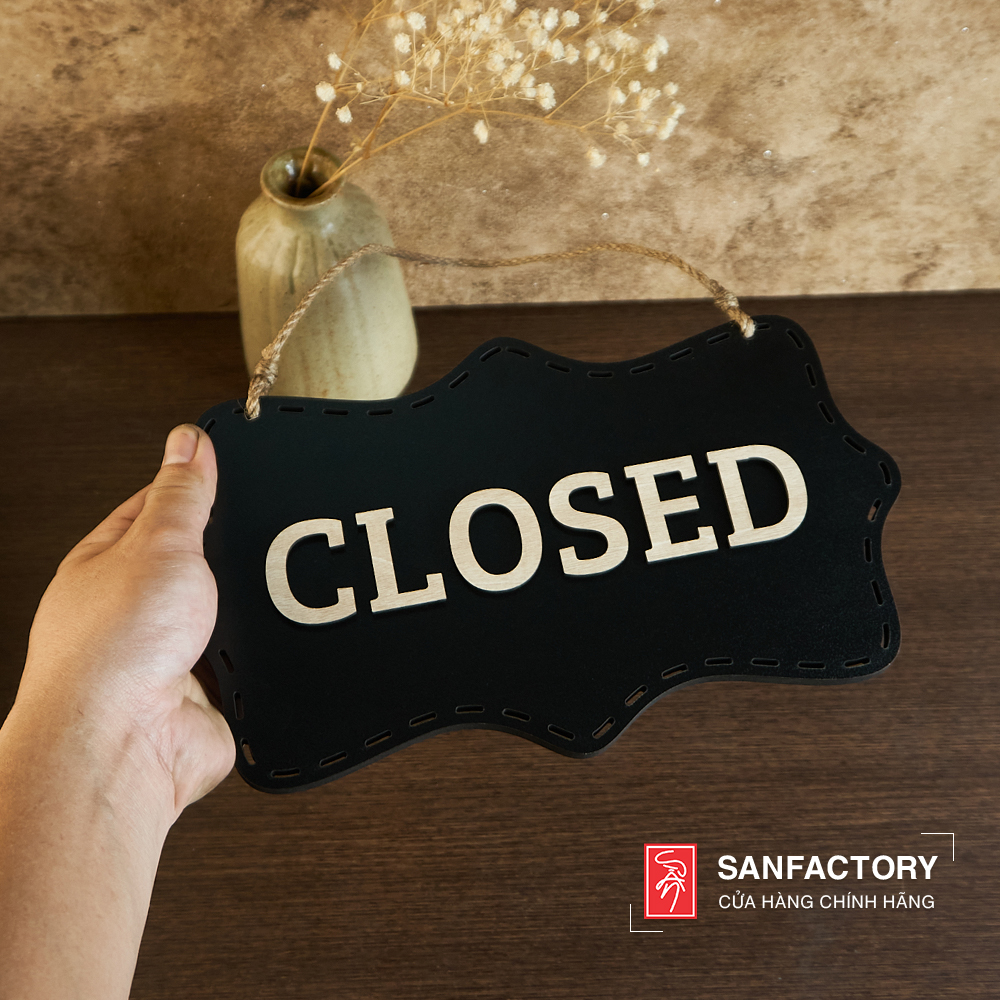 Bảng treo SAN-OC07: bảng Open – Closed 2 mặt