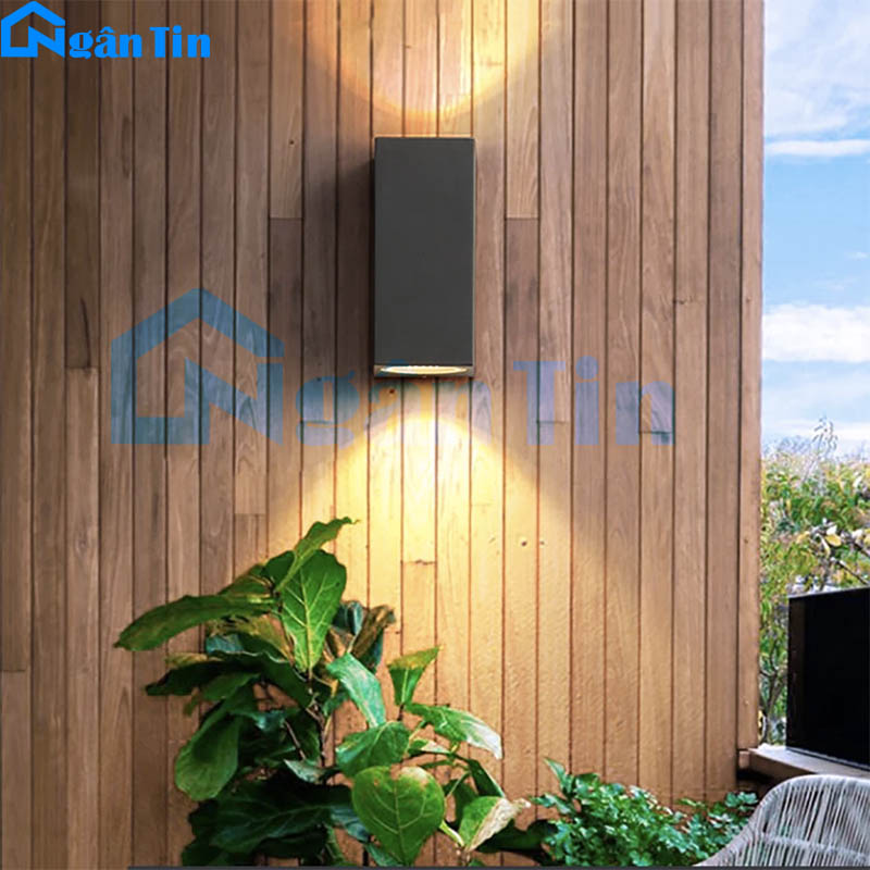 Đèn Led treo tường gắn tường ngoài trời trong nhà Led 10W 3500K VNT612 Ngân Tín