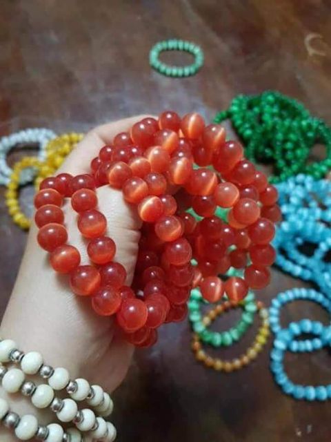 Vòng tay đá phong thủy đủ màu MM01