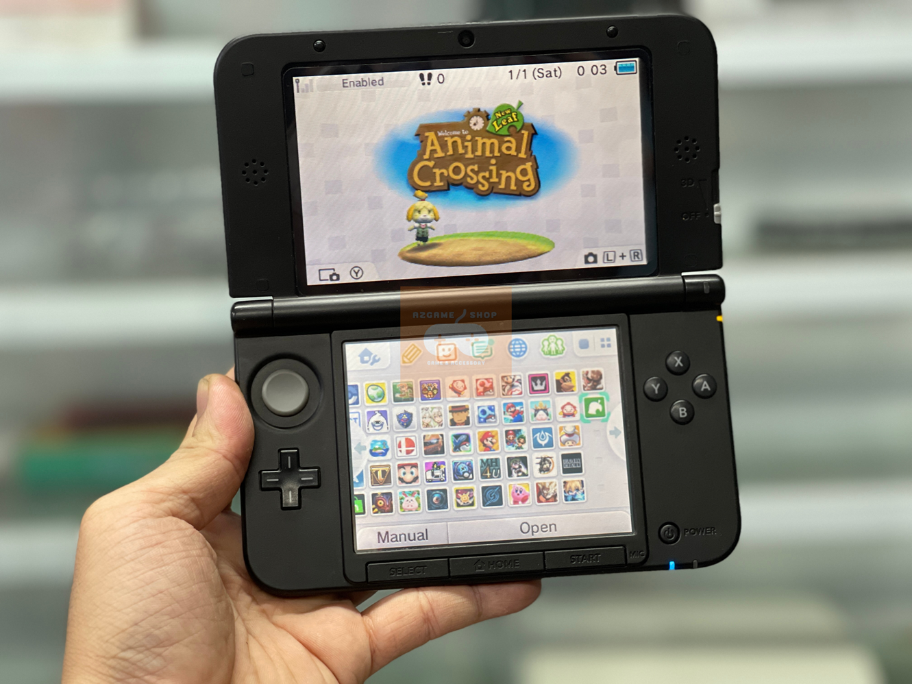 Máy Chơi Game Nintendo 3DS LL (Kho Game 5000+) Đầy Đủ Phụ Kiện