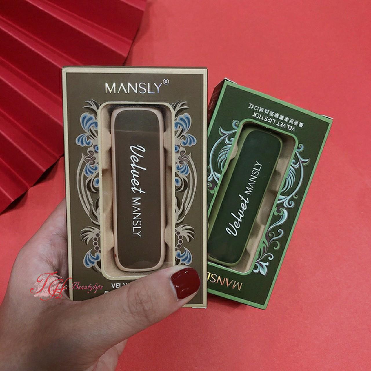THỎI SON LÌ MÀU NGHỆ THUẬT CAO CẤP MANSLY