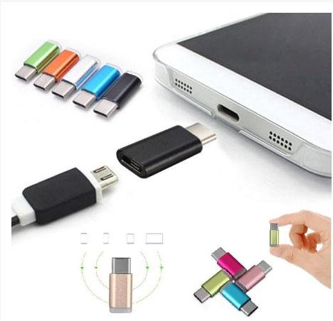 Combo 4 cái đầu chuyển đổi chân Micro USB sang Type C