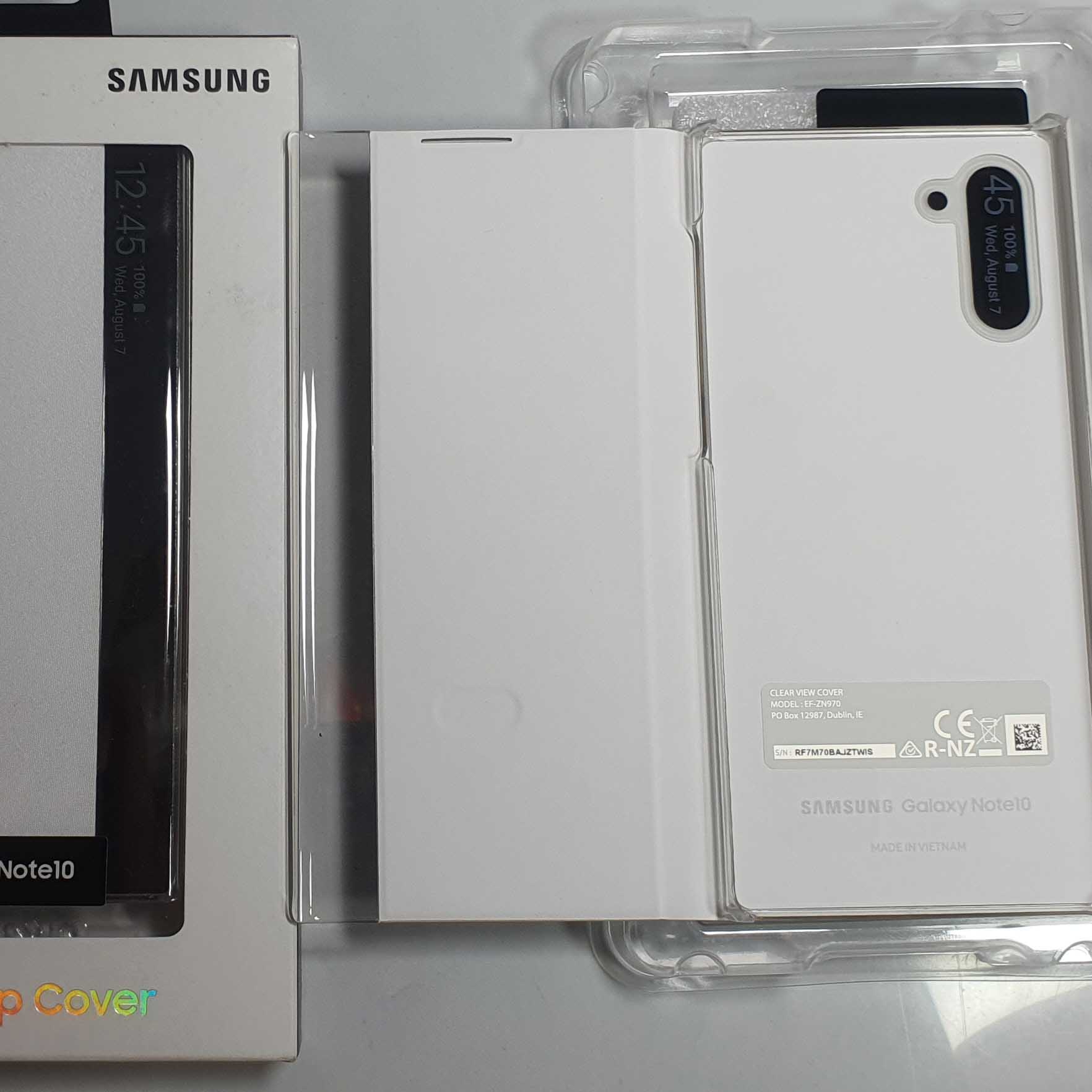[HCM]Bao da điện thoại Samsung Clear view Note 10
